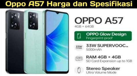 Kupas Tuntas Oppo A57: Fitur, Harga, dan Apakah Masih Layak di 2024?